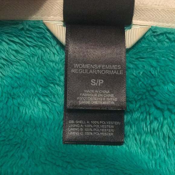 Green The North Face Women’s Osito 2 Fleece Jacket - Picture 5 of 8